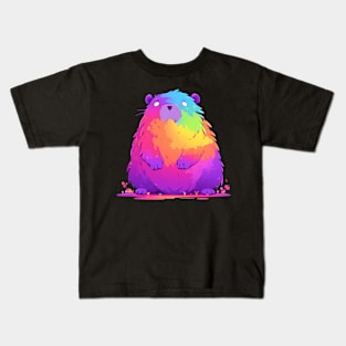 rainbow beaver Kids T-Shirt